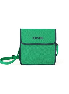 OMIE OmieBox Lunch Bag - Washable, Foldable, Durable, Water-Resistant Fabric with Interior Pocket and External Bottle Holder  - Image 1