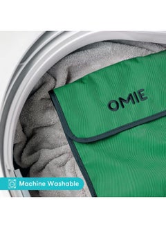 OMIE OmieBox Lunch Bag - Washable, Foldable, Durable, Water-Resistant Fabric with Interior Pocket and External Bottle Holder  - Image 4