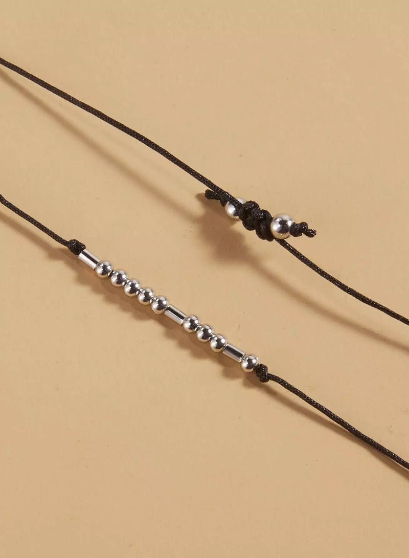 Bead Decor Morse Code Bracelet  - Image 3