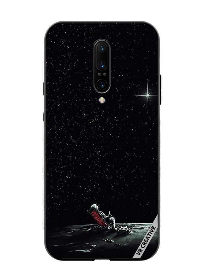 VR CREATIVE Protective Case Cover For OnePlus 7 Pro Galaxy Star Space Design Multicolour - Image 1