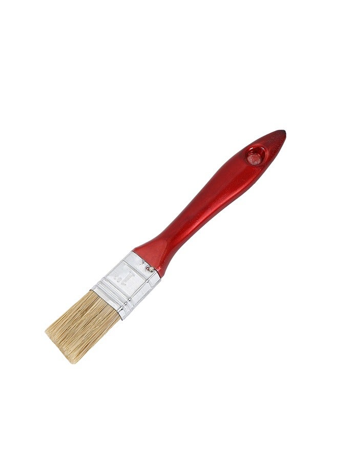 LAWAZIM Paint Brush -1inch- No Streaks Flat Trim Brush with Ergonomic Handle for High Precision Control -for DIY Professional Interior Exterior Home Improvement for Latex and Oil Paints & Wood Stains - Image 2