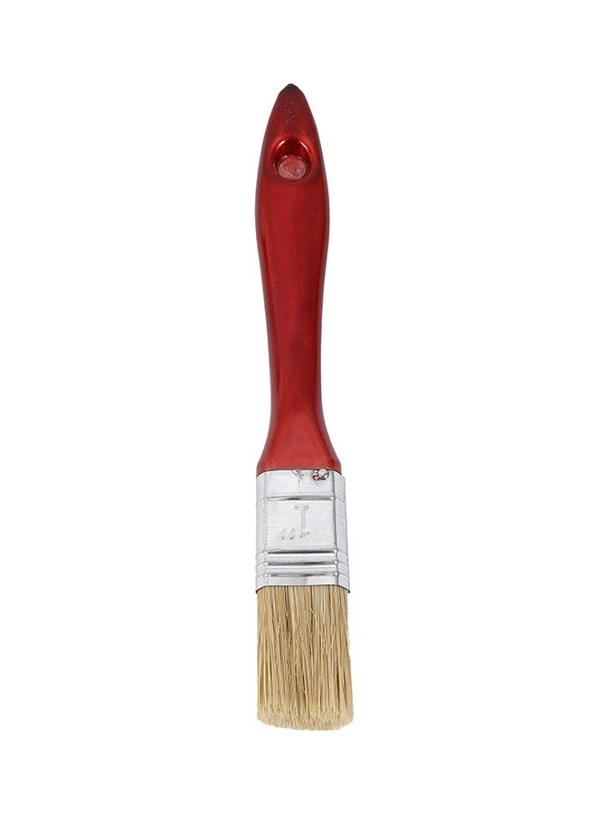 LAWAZIM Paint Brush -1inch- No Streaks Flat Trim Brush with Ergonomic Handle for High Precision Control -for DIY Professional Interior Exterior Home Improvement for Latex and Oil Paints & Wood Stains - Image 3