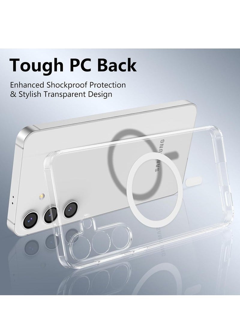 TIGER Samsung Galaxy S25 Clear Case Cover | Ultra-Transparent & Non-Yellowing | Wireless Charging & Magnetic Mount Compatible | Shockproof & Scratch-Resistant | Slim & Lightweight Protective Case for Samsung Galaxy S25 (6.2-inch) - Image 3