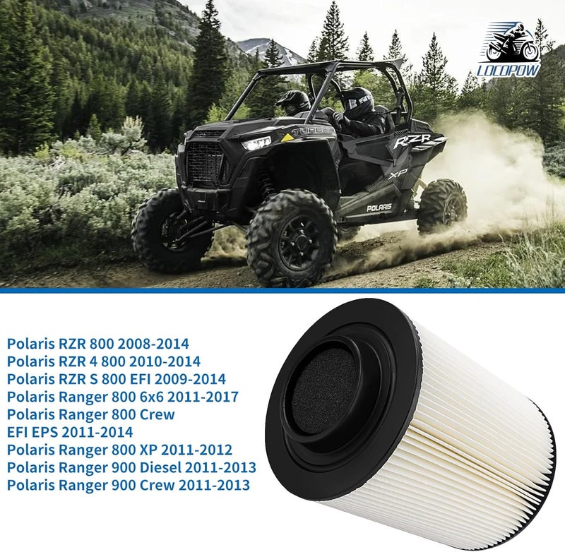 LOCOPOW RZR 800 Air Filter Replacement for Polaris RZR and Ranger Models - Image 4