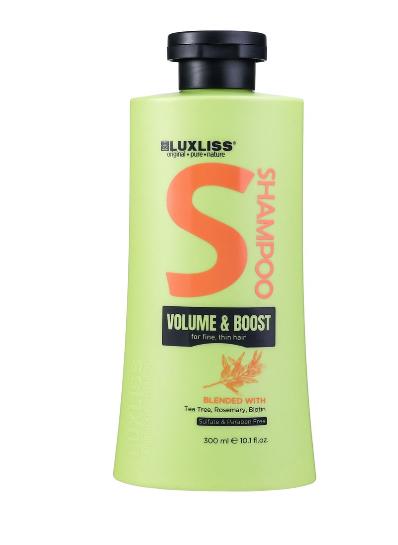 Luxliss Volume And Boost For Fine, Thin Hair Shampoo 300ML  - Image 1