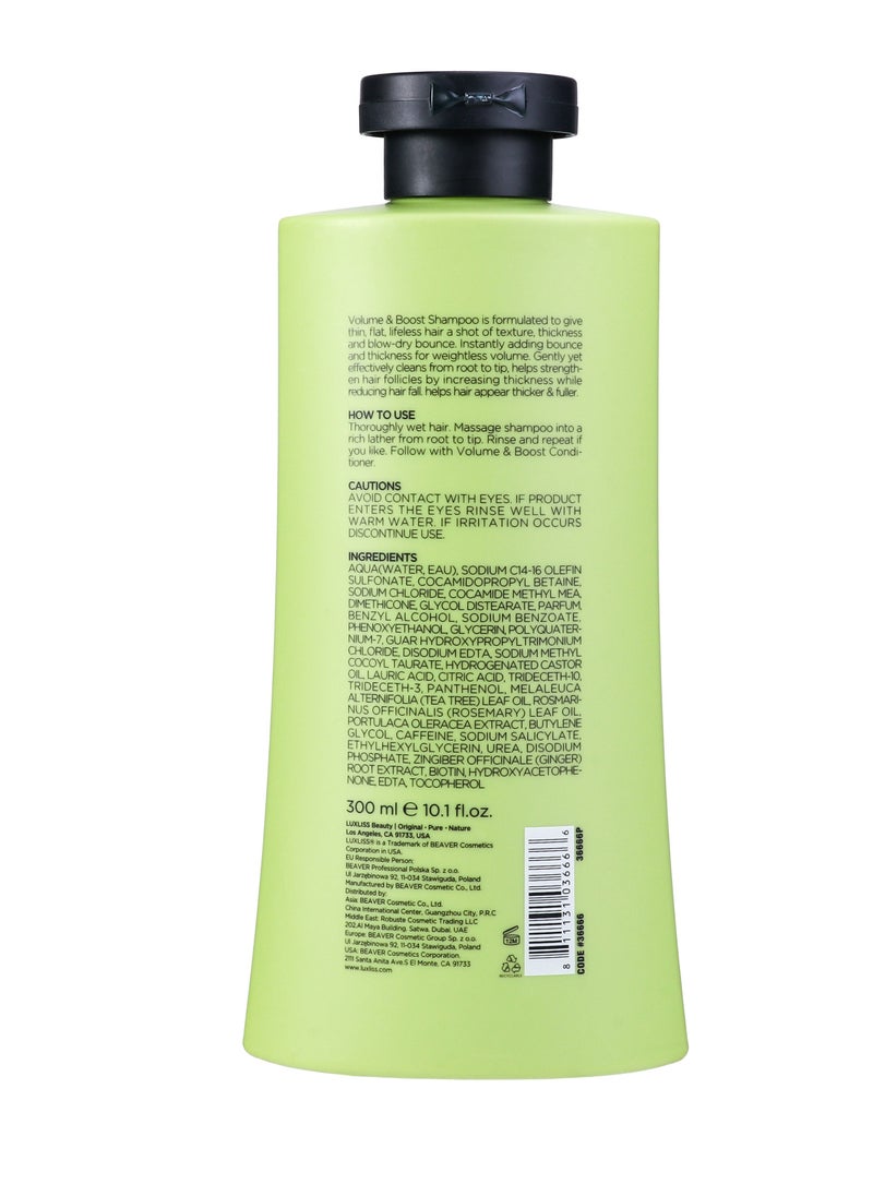 Luxliss Volume And Boost For Fine, Thin Hair Shampoo 300ML  - Image 2
