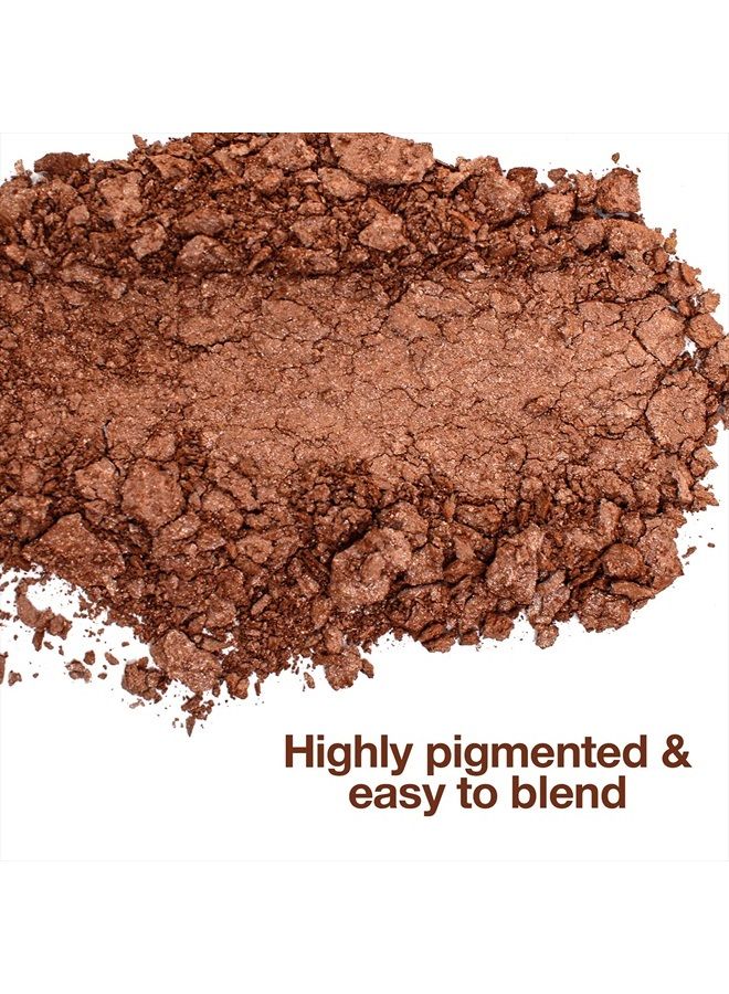 PALLADIO Baked Bronzer, Highly Pigmented and Easy to Blend, Shimmery Bronzed Glow, Use Dry or Wet, Lasts all day long, Provides Rich Tanning Color Finish, Powder Compact, Illuminating Tan - Image 2