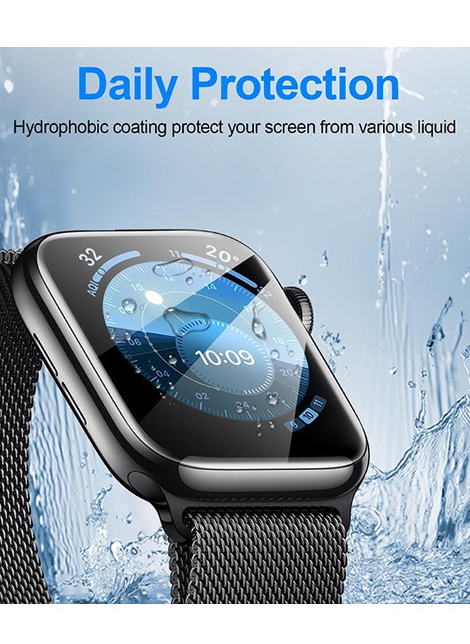 SUNDAREE 3 عبوات من واقي شاشة Apple Watch مقاس 46 مم (iWatch S10) مقاس 46 مم، واقي شاشة ناعم مضاد للخدش ذاتي الشفاء، خالٍ من الفقاعات، حساس للمس  - Image 4