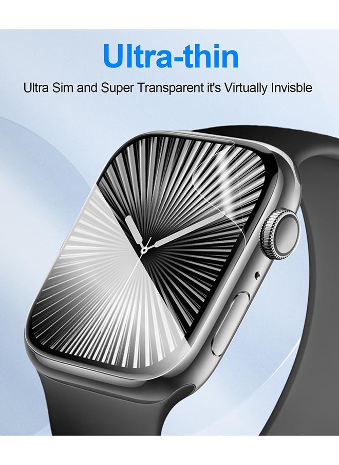 SUNDAREE - 3 Pack Apple Watch 46mm (iWatch S10) Screen Protector 46mm, Self-Healing Anti-Scratch Soft TPU Screen Protector, Bubble Free, Touch Sensitive - Image 1