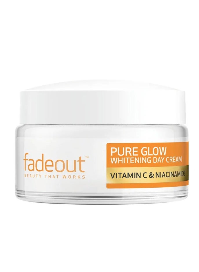FADE OUT Fade Out Pure Glow Whitening Day Cream with Vitamin C and Niacinamide 