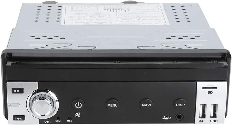 klarako Car Player,7in Single Din Car Player GPS Navigation System Front USB Telescopic Screen Bluetooth HF Radio Stereo AIO(Screen Popup Automatically) - Image 4