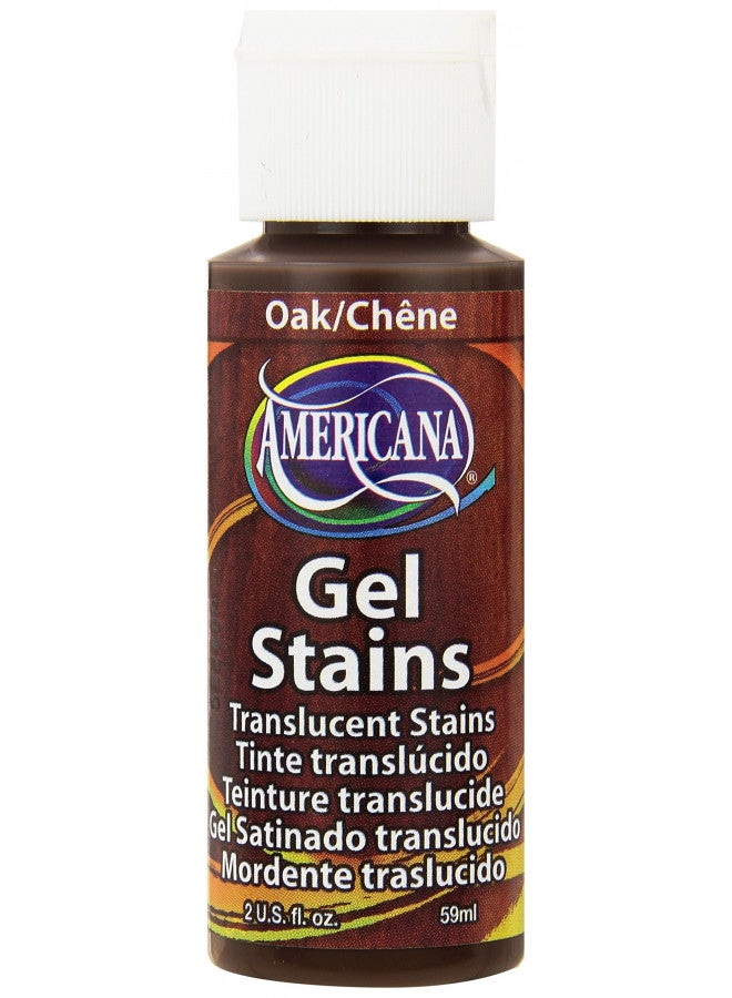 DecoArt DS30-3 Americana Gel Stains Acrylic Paint, 2-Ounce, Oak