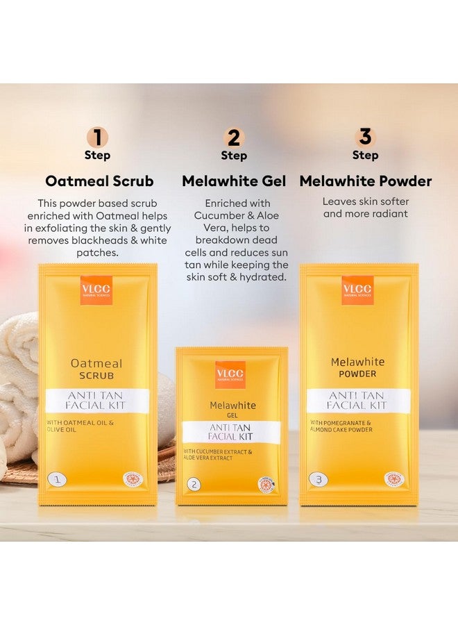 VLCC مجموعة VLCC للعناية بالوجه لمكافحة السمرة (6 جلسات) - 300 جرام - مجموعة العناية بالوجه لمكافحة السمرة في المنزل | تحارب السمرة الناتجة عن الشمس، وتوحيد لون البشرة | تنقي وتضيء لون البشرة للحصول على بشرة متألقة - Image 5