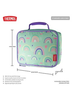 THERMOS Thermos Standard Pop Top Reusable Lunch Bag - Rainbows, N112252, Insulated Travel Bag, Lunch Insulated Travel Bag, Insulated Insulated Travel Bag  - Image 4