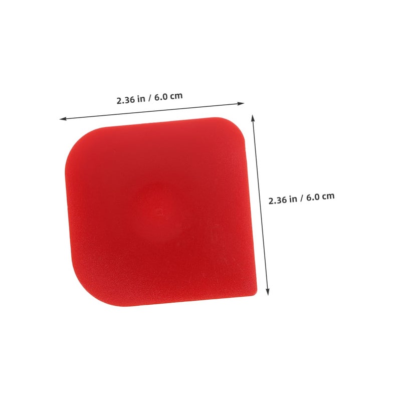 6Pcs Non Scratch Plastic Pot Scraper Kitchen Tool For Cast Iron Skillet Cleaning And Cake Decorating - Image 3