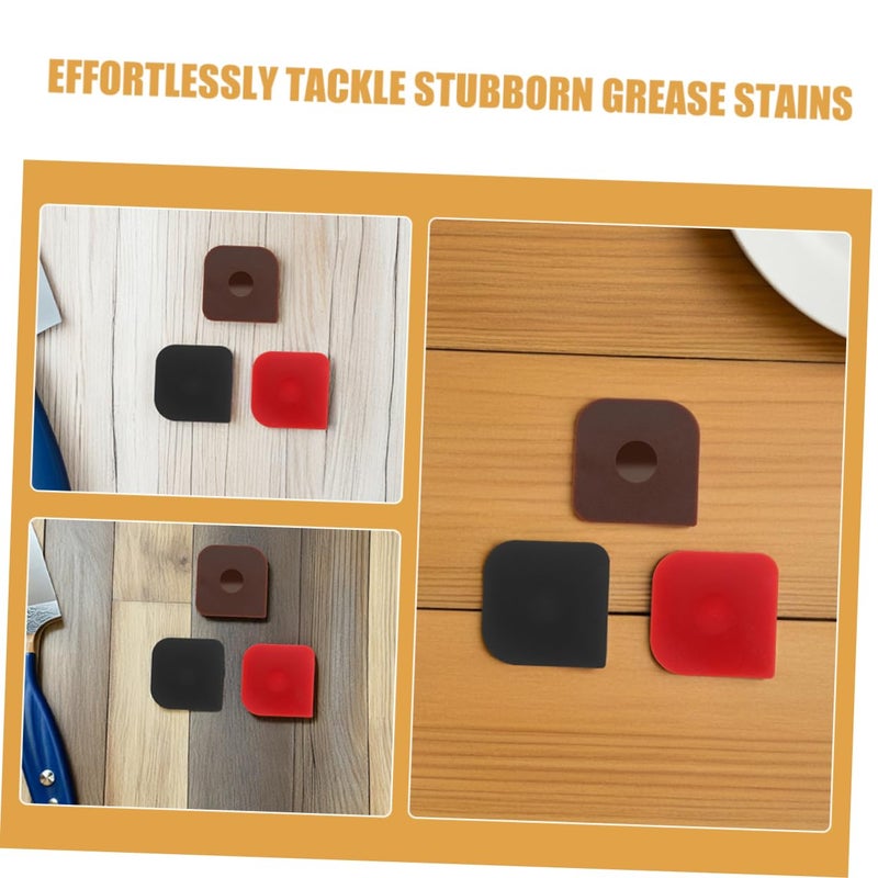 6Pcs Non Scratch Plastic Pot Scraper Kitchen Tool For Cast Iron Skillet Cleaning And Cake Decorating - Image 4