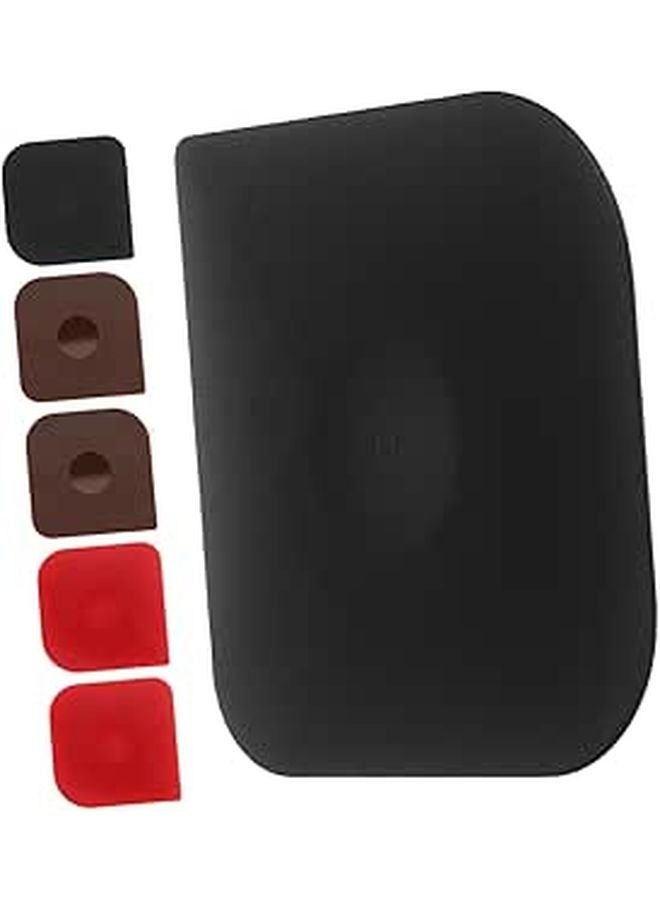 6Pcs Non Scratch Plastic Pot Scraper Kitchen Tool For Cast Iron Skillet Cleaning And Cake Decorating - Image 1
