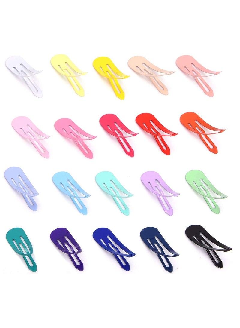 MARGOUN 30Pcs Snap Hair Clip Metal Non Slip Multicolor Hair Barrette Girls Women Hair Accessories - Image 2