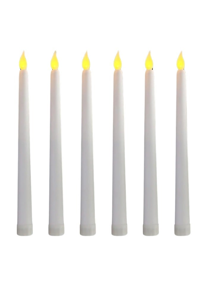 Flameless Electronic Candles – Set of 6 for Home & Parties, Romantic Lighting - Image 1