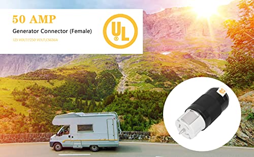 S7 50 Amp Generator Plug,50 Amp Generator Connector (Female),125 Volt//250 Volt,CS6364 - Image 3