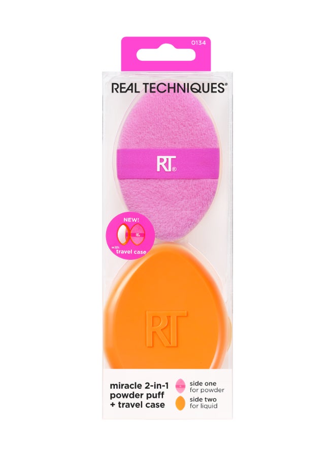 REAL TECHNIQUES Miracle 2In1 Powder Puff+Case Multicolour - Image 1