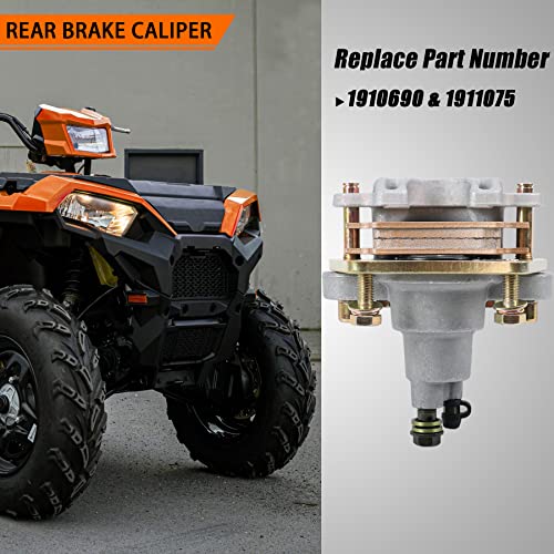JDMSPEED New Rear Brake Caliper Replacement For Polaris Sportsman 400 450 500 600 700 800 With Pads - Image 2