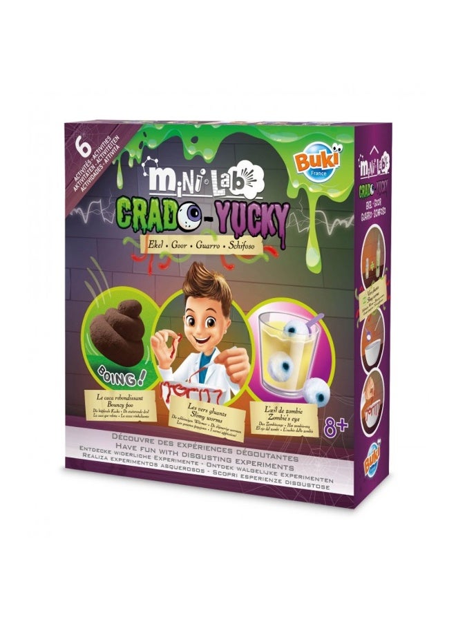 BUKI Mini Lab Yucky Science Kit (6 Experiments) - Image 1