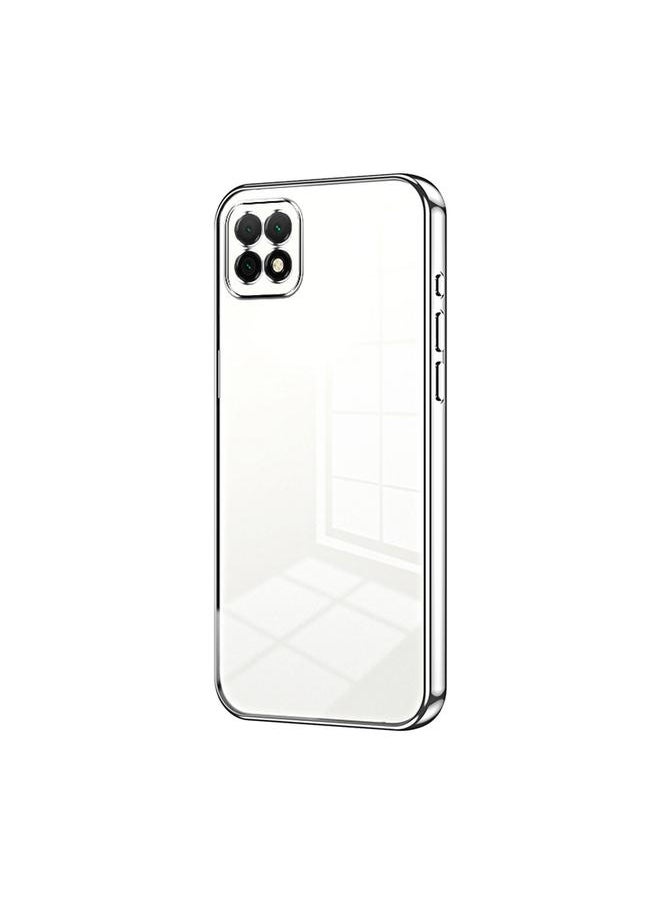 إيروريكس جراب شفاف بفتحة رفيعة لهاتف Huawei Enjoy 20 / nova Y60 (فضي) 
