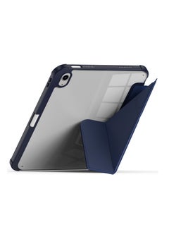 Terra iPad Terra 10.9 Air 4/5 / 2021/2022 Case with Smart Pen Holder Slim Smart Cover with Kickstand 2 in 1 Blue/Clear  - Image 2