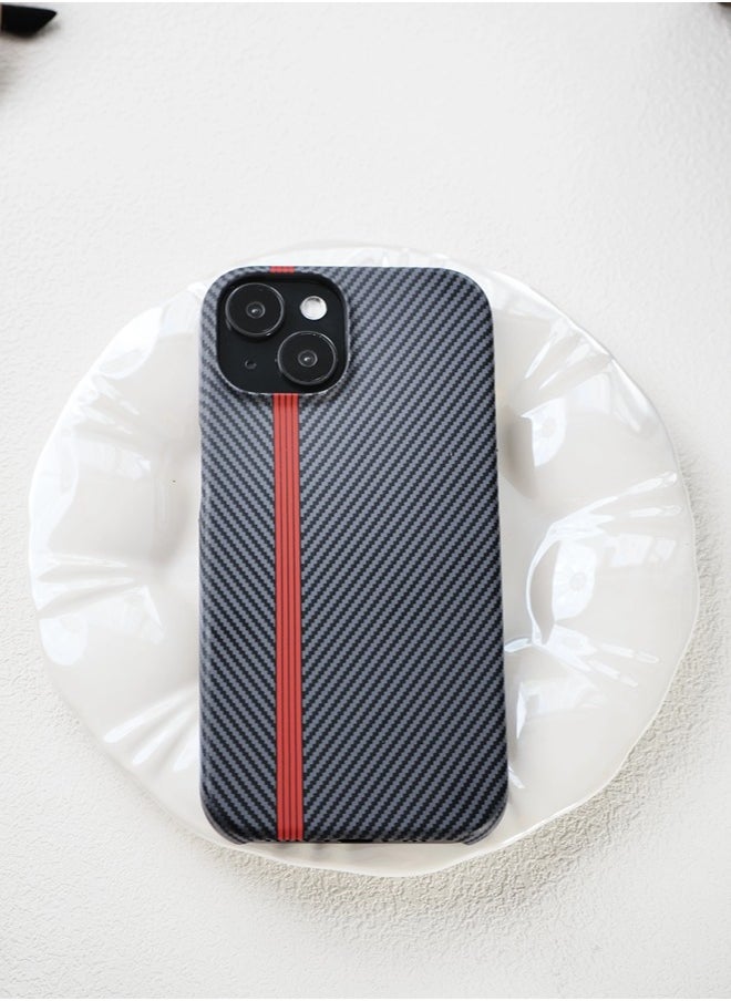 ShebSheb - Fine Black Striped iphone Case for iPhone 14 - Image 1