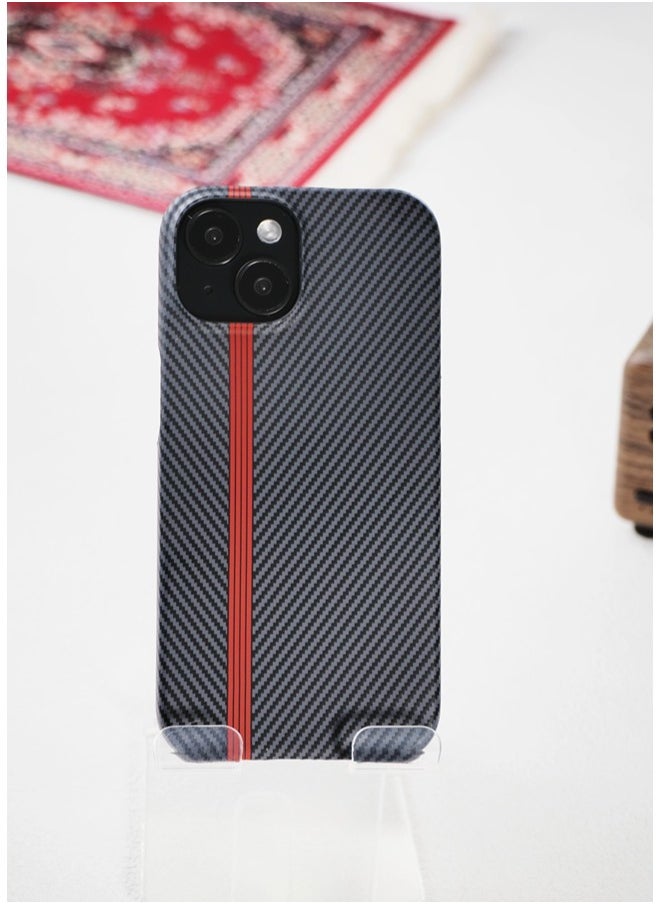 ShebSheb - Fine Black Striped iphone Case for iPhone 14 - Image 1