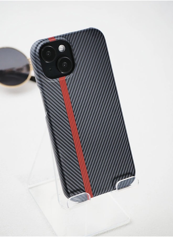 ShebSheb - Fine Black Striped iphone Case for iPhone 14 - Image 1