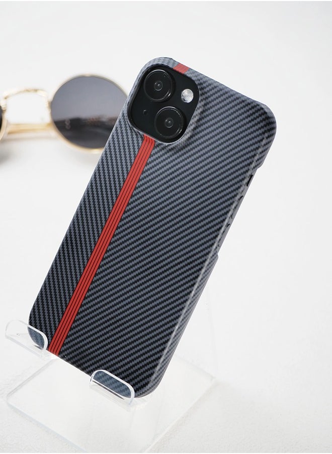 ShebSheb - Fine Black Striped iphone Case for iPhone 14 - Image 1