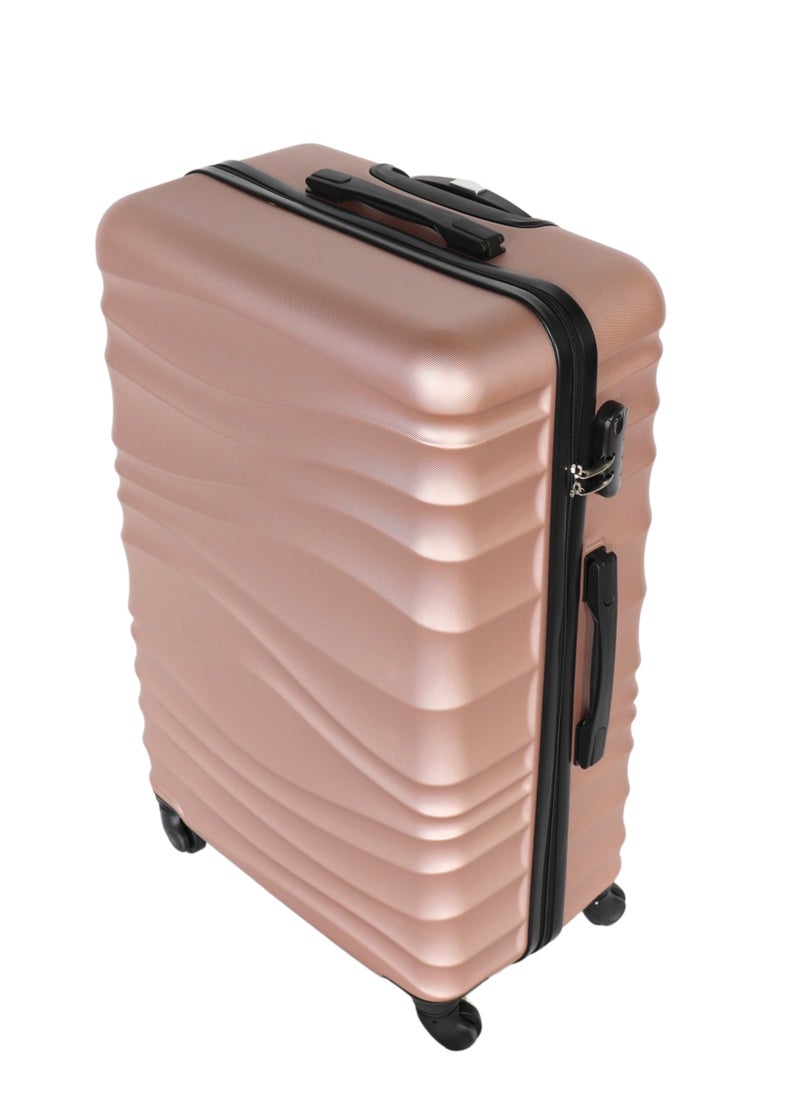 Viper Rose 360° Spinner Luggage - Stylish and practical design, strong and lightweight material, built-in digital security lock and perfect storage capacity (medium size).