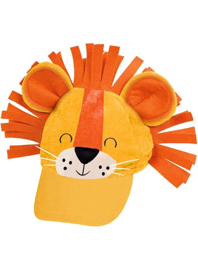 Amscan Lion Head Birthday Party Hat - 10" x 6" | Yellow | 1 Pc.