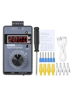 Portable Precision Current Voltage Signal Generator Programmable Analog Signal Simulator Calibrator with Rechargeable Battery for Simulating DC -10~10V and 0~22mA Signals PLC Inputs