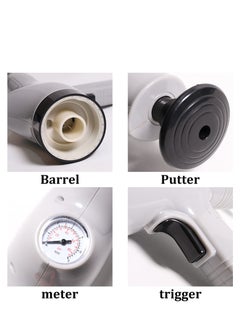 SYOSI 9 in 1 Air Plunger for Toilet, Drain Plumb Plunger, High Pressure with 9 Detachable Assembly Heads, Air Drain Blaster Gun Plunger High Pressure, For Clogged Toilet Kitchen Bathroom Tubs(gray)  - Image 4