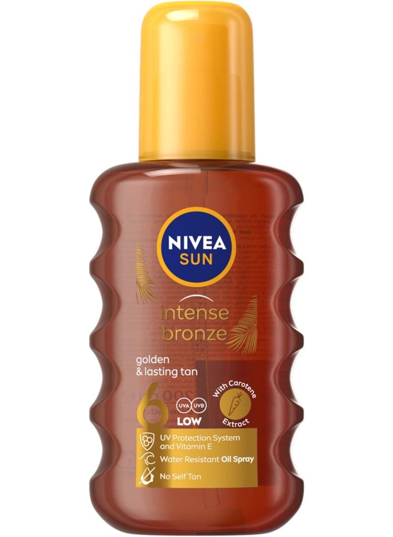 نيفيا زيت سبراي تان للاسمرار بعامل حماية 6 بالكاروتين - 200 مل - Image 1