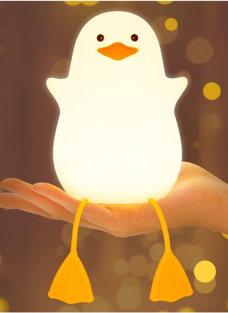 XiuWoo - Night Light for Kids with 2 Color Changing Mode and Dimming Function, Rechargeable LED Night Light with 20 Minutes Timer and Tap Control - Image 1