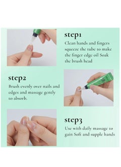AuQuest Nail Cuticle Oil Care with Smooth & Soft Cuticles Brush for Nail Repair Care Treatment Cuticle Oil Pen Nails Moisturizer Manicure Nourish Oil Support Healthy Nail Growth  - Image 5