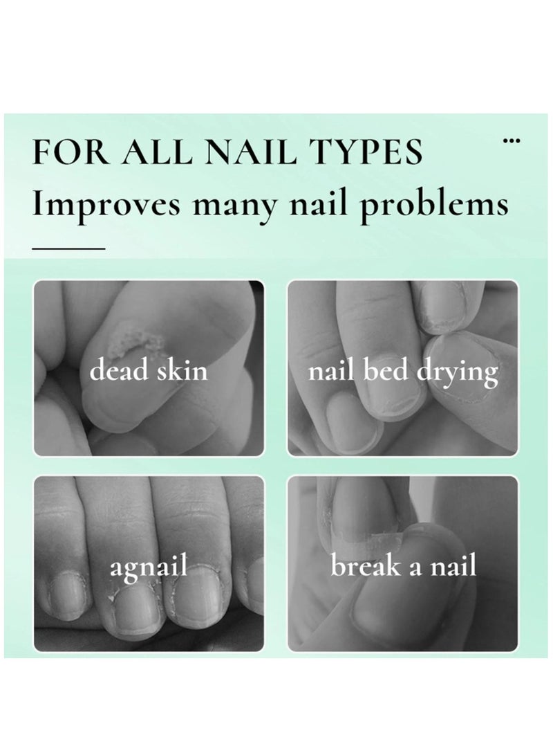 AuQuest Nail Cuticle Oil Care with Smooth & Soft Cuticles Brush for Nail Repair Care Treatment Cuticle Oil Pen Nails Moisturizer Manicure Nourish Oil Support Healthy Nail Growth - Image 2