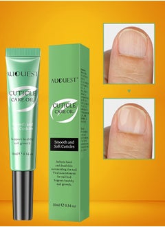 AuQuest Nail Cuticle Oil Care with Smooth & Soft Cuticles Brush for Nail Repair Care Treatment Cuticle Oil Pen Nails Moisturizer Manicure Nourish Oil Support Healthy Nail Growth  - Image 1