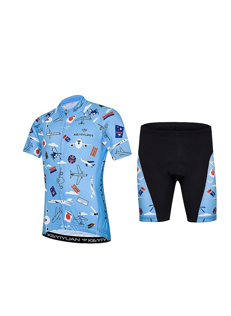 KUYING GR New Summer Outdoor Sunscreen Moisture Absorption Quick Drying Bicycle Women's Cycling Clothing Set  - Image 1