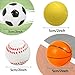 Urspasol Mini Sports Balls 20 inch for Kids Small Foam Balls for Toddlers Baby with Soccer BallBasketballsTennis Baseballs Foam Stress Balls Party Favor Outdoor Play Toy Gift 12 Mix Balls - Image 4