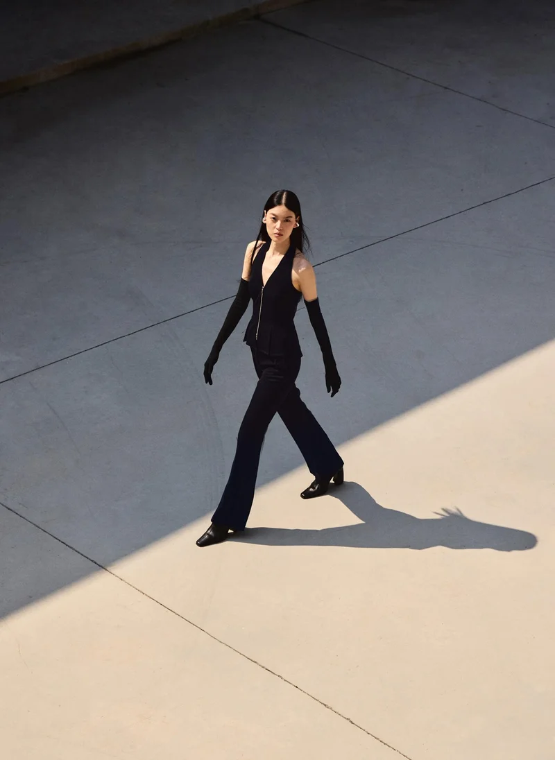 Lichi  Flared high-waisted trousers for Women | Best Price UAE