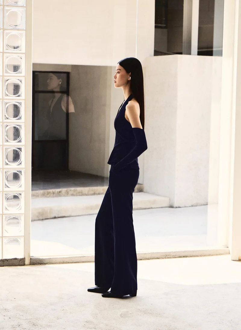 Lichi  Flared high-waisted trousers for Women | Best Price UAE