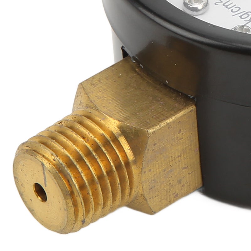 Pressure Gauge 0 To 200 Psi 0 To 14kg/cm² - High-quality Stainless Steel Body With Brass Interface For Anti-corrosion And Durability Clear Dial Scale With Easy-to-read Pointer For Pressure Measurement - Image 5