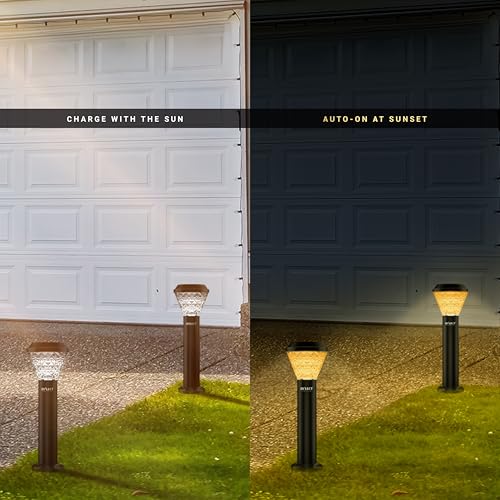 Dylect® Luxe Decorative Solar Light for Garden Outdoor, Terrace, Lawn, Resort, Multi Color LED, IP65 Waterproof, Solar Pillar Light with Wireless Remote - Ground Mount, Auto On-Off (Cone Shape) - Image 4