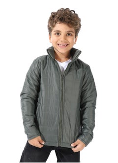 Andora Boy's Waterproof Padded Jacket With Fur  - Image 1