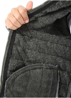 Andora Boy's Waterproof Padded Jacket With Fur  - Image 4